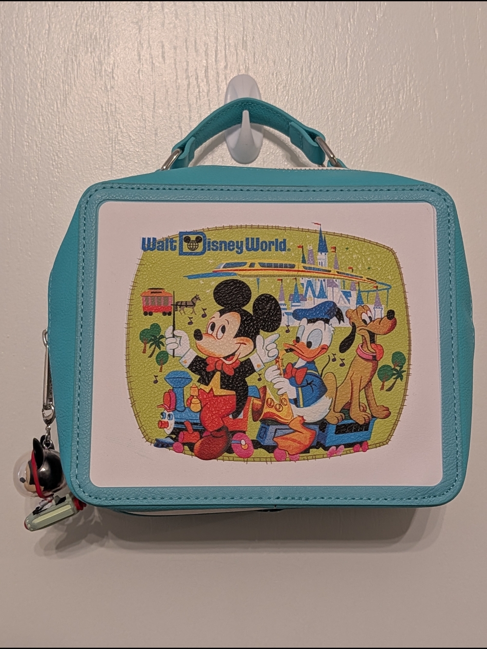 Loungefly WDW 50th Anniversary Vault Mickey & Friends Crossbody Bag And Wallet - Picture 4 of 5